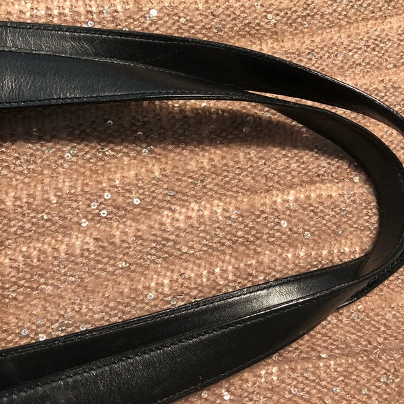 Sold// Monogram  Black Channel Totes - Picture 7 of 8